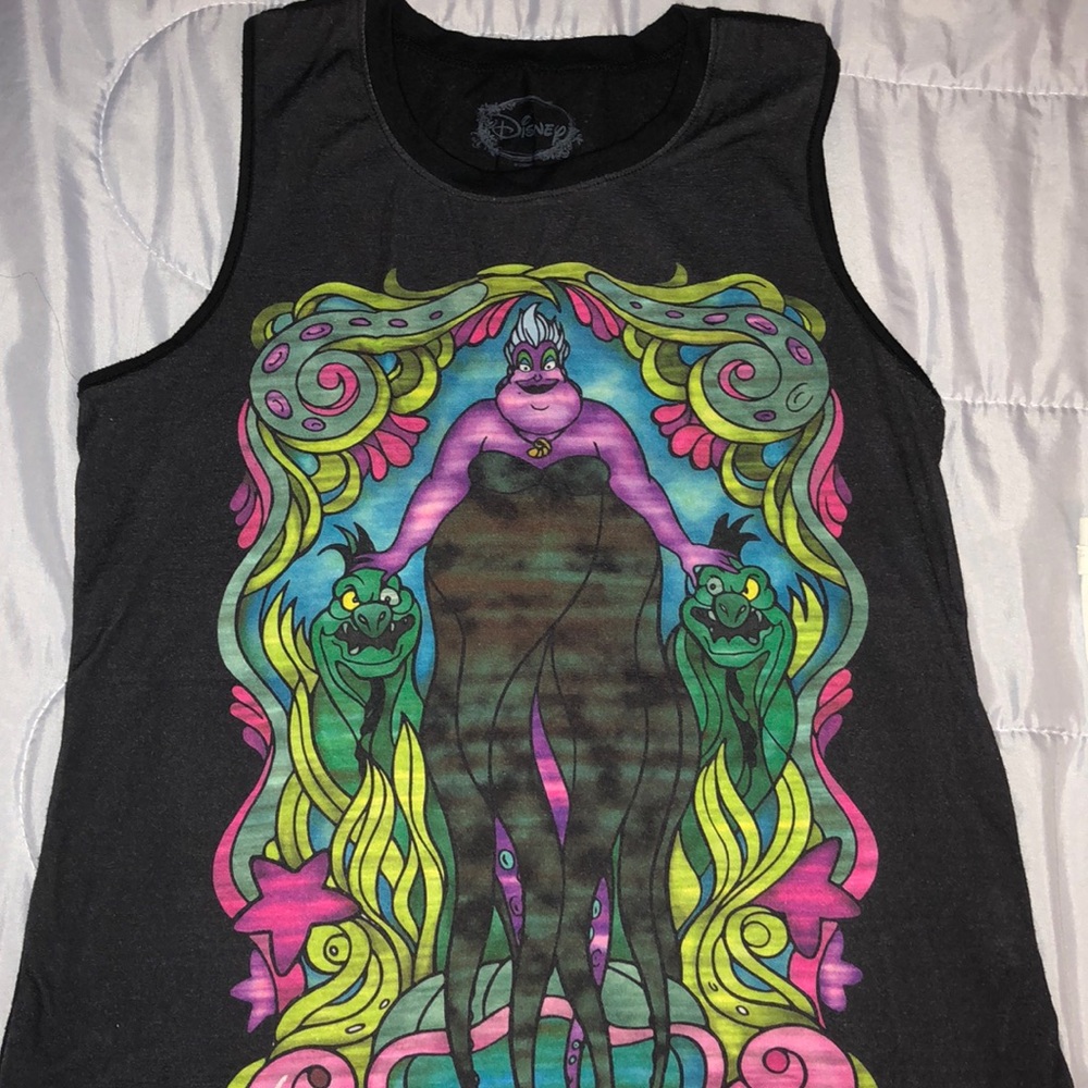 Disney Ursula stained glass tank